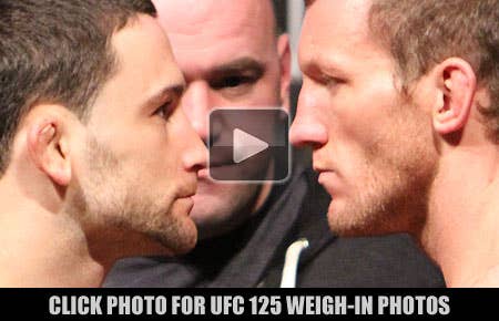 UFC 125 Weigh-in Video: Frankie Edgar and Gray Maynard Highlights