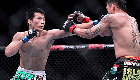 UFC 140 Results: Chang Sung Jung Makes Quick Work of Mark Hominick