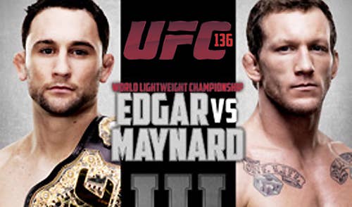 UFC 136: Edgar vs. Maynard 3 Quick Results