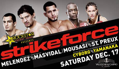 Strikeforce Melendez vs. Masvidal Weigh-in Results