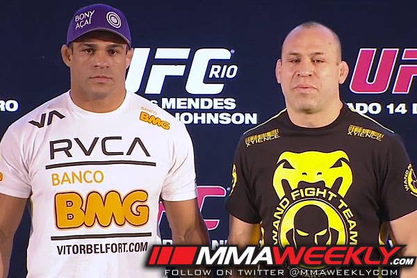 Vitor Belfort and Wanderlei Silva Named TUF Brazil Coaches