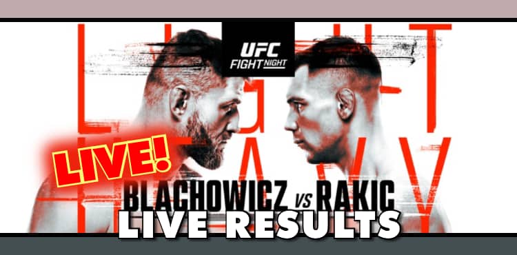 UFC Vegas 54 Live Results: Jan Blachowicz vs. Aleksandar Rakic - MMA Weekly