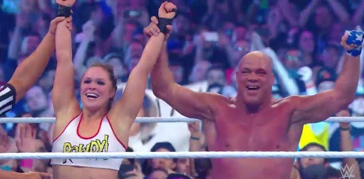 Piper Rouse Ronda Rousey Shines In Her in WWE In Ring Debut at WrestleMania 34 ...