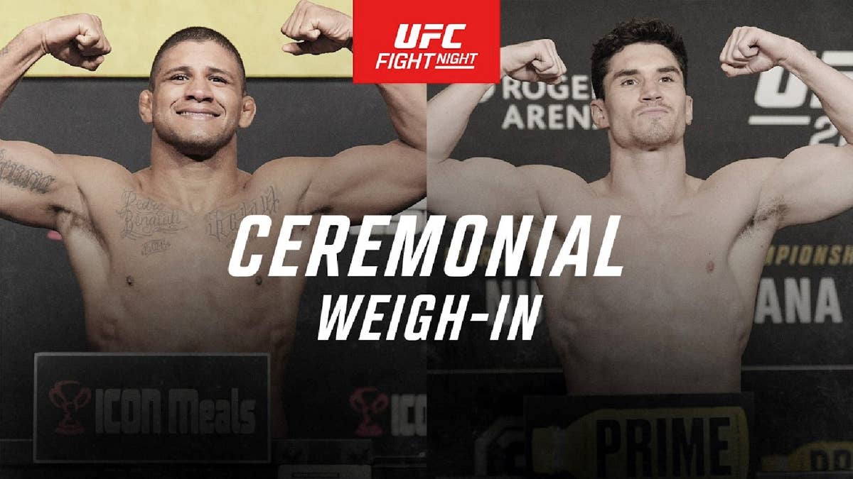 UFC Winnipeg Ceremonial Weigh-In Video