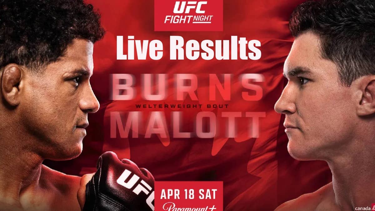UFC Winnipeg: Burns vs. Malott live results