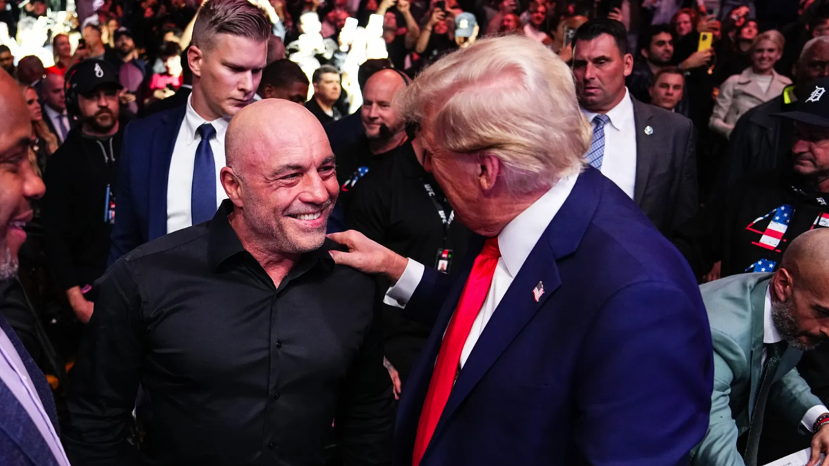 Joe Rogan says what the handshake with Donald Trump was all about at UFC 327