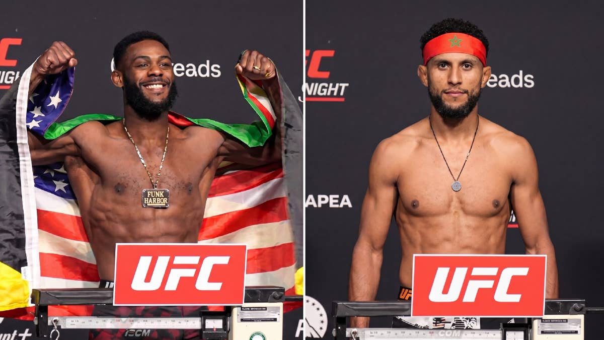 UFC Vegas 116 main event weigh-in video: Aljamain Sterling vs Youssef Zalal