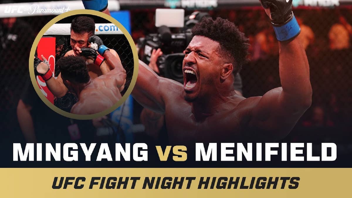 UFC Macau Highlights: Alonzo Menifield stops Zhang Mingyang in the first