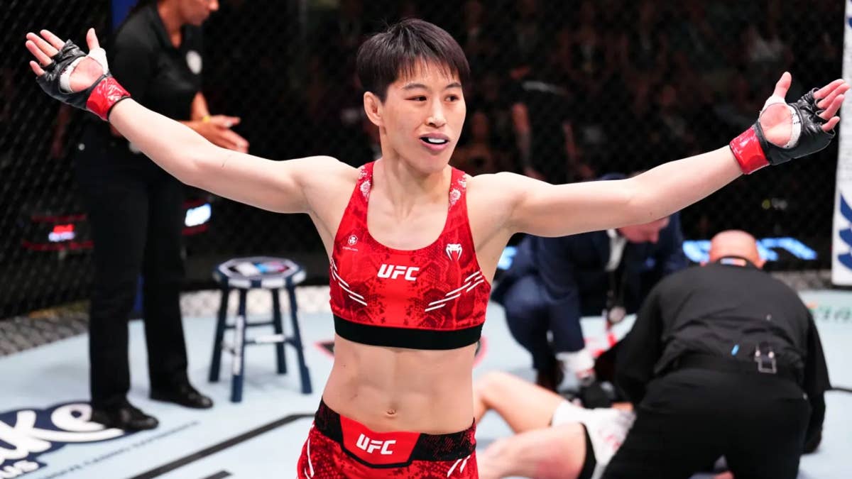 Wang Cong outclasses Tracy Cortez at UFC 329
