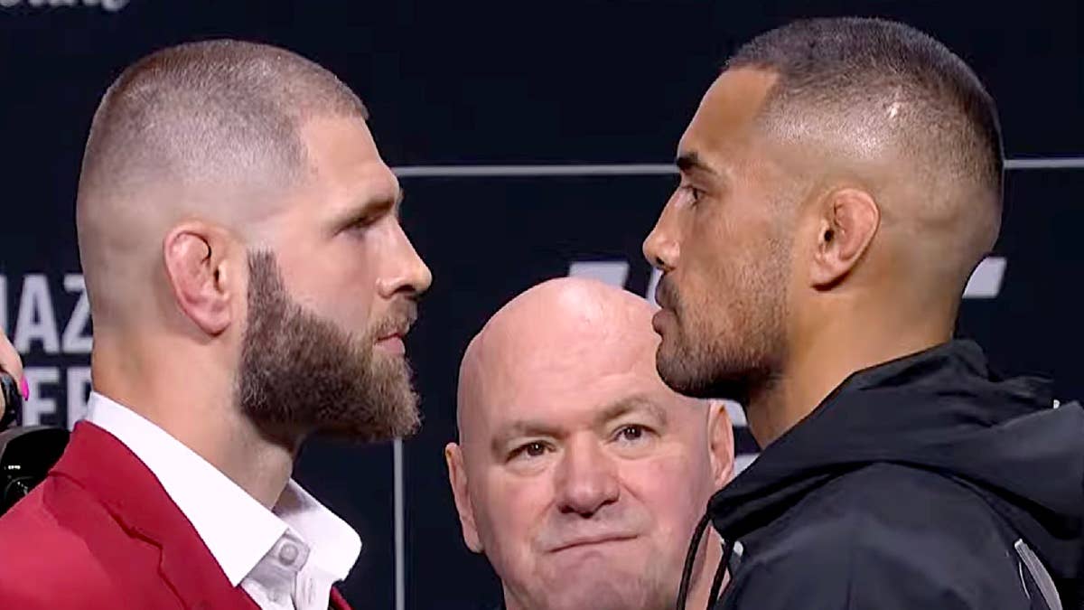 UFC 327 Press Conference face-offs