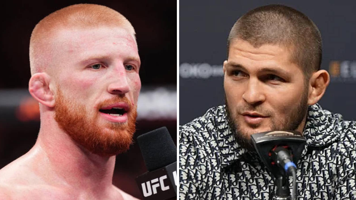 Bo Nickal shows respect to Khabib Nurmagomedov and his team after RAF Moscow win