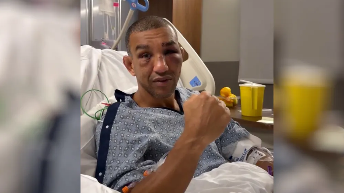 Raoni Barcelos shares an update from his hospital bed