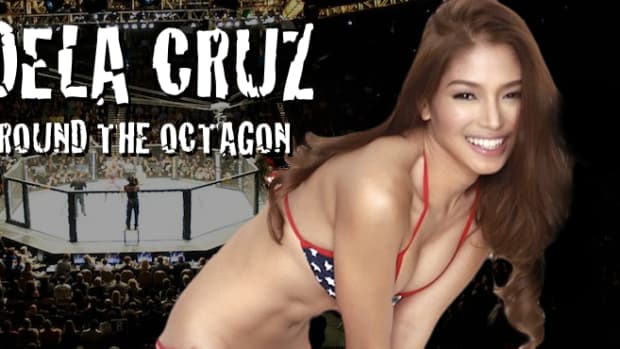 UFC Octagon girl Red Dela Cruz looks stunning in sexy red lingerie
