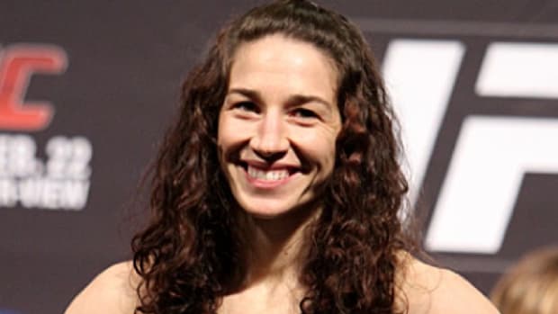 Sara McMann at UFC 170