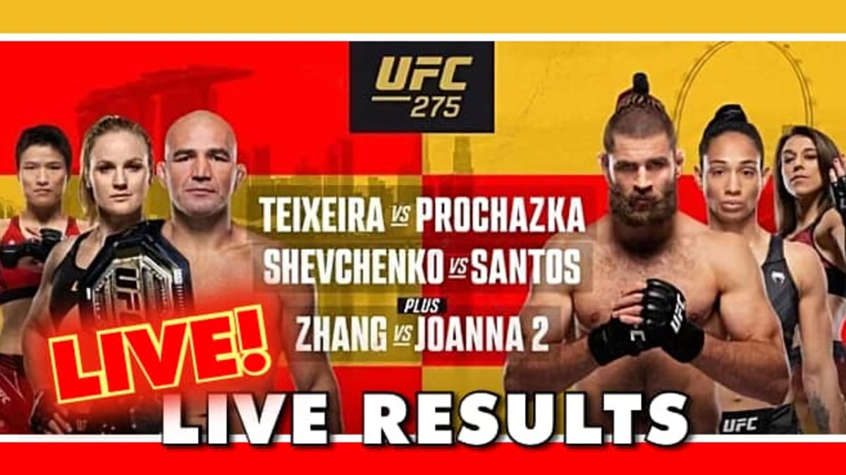 UFC 275 Live Results Glover Teixeira vs