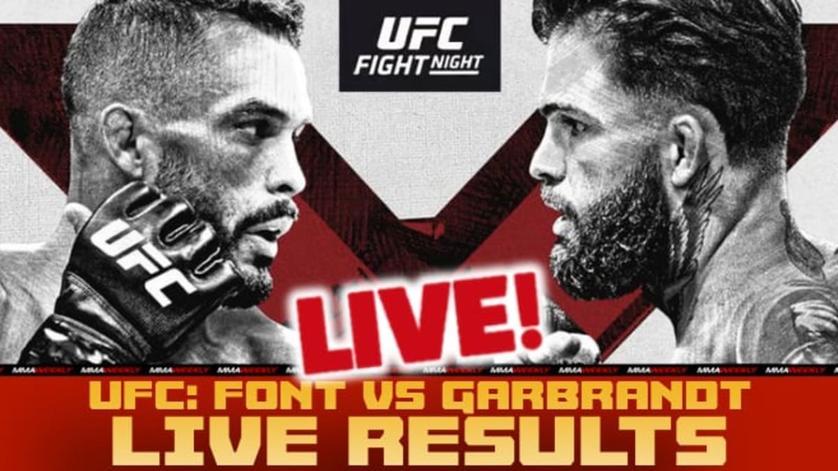 UFC Vegas 27 live results Rob Font vs