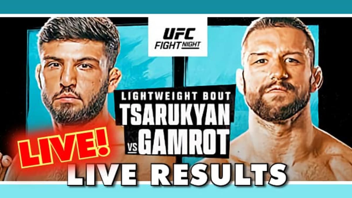 UFC Vegas 57 Live Results Arman Tsarukyan vs
