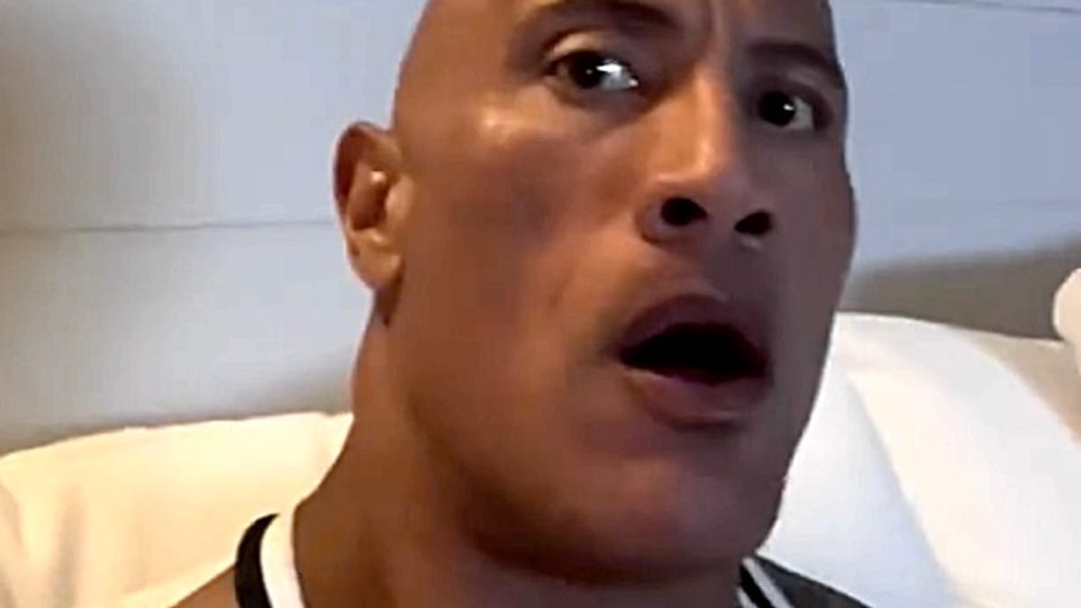 The rock is sus  The rock eyebrow, Rock meme, The rock dwayne johnson