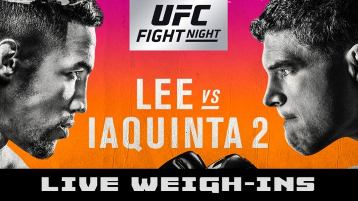 Watch the UFC on FOX 31 Weigh-in, Live, Friday at 6 PM ET
