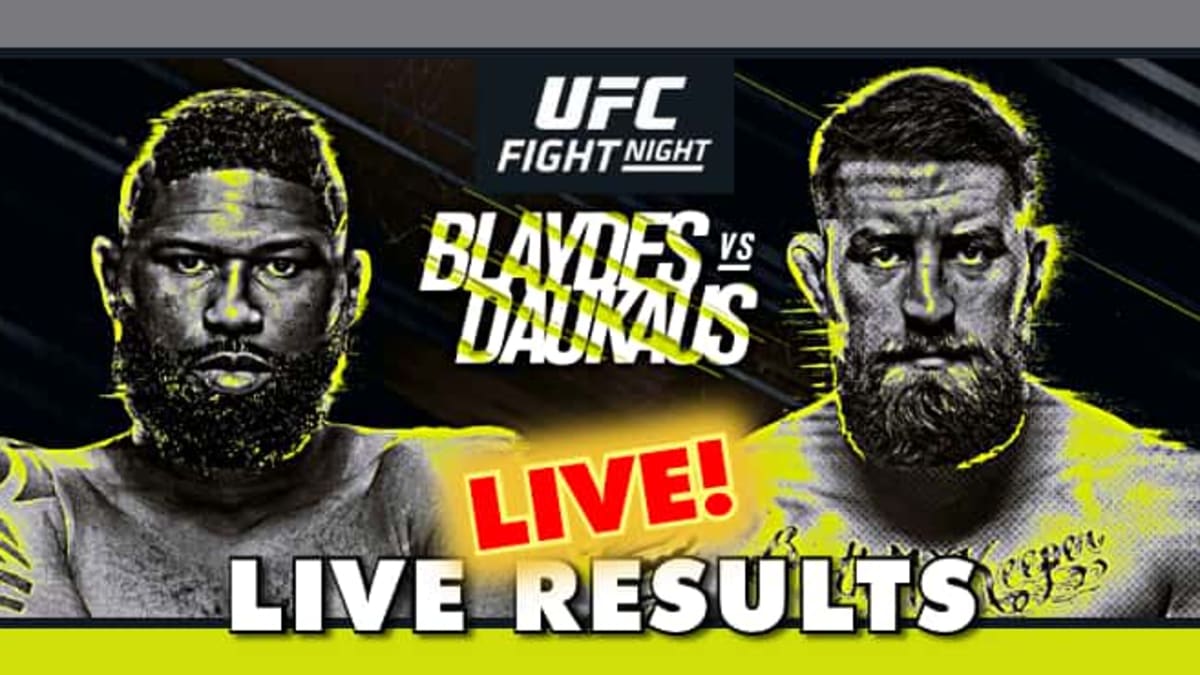 UFC on ESPN+ 63 live results Curtis Blaydes vs