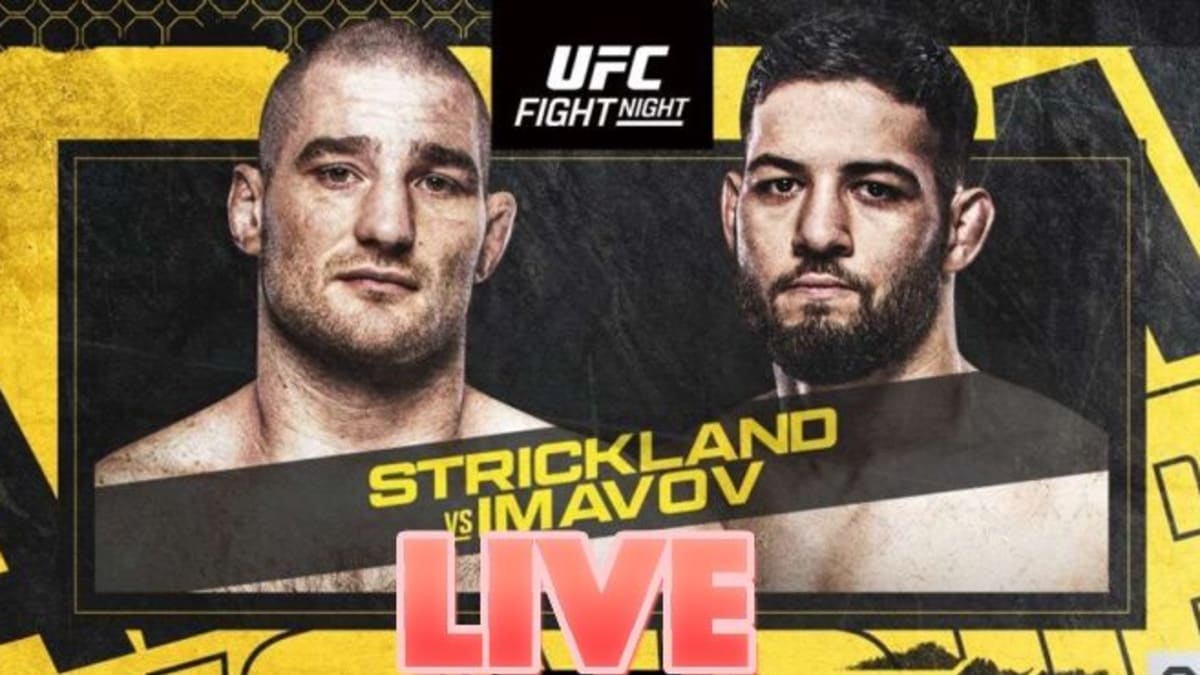 UFC Vegas 67 Live Results Strickland vs