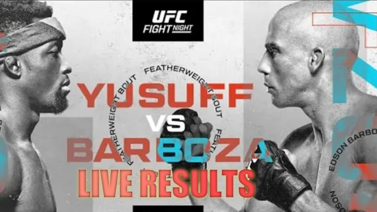 UFC Vegas 81 Results Yusuff vs. Barboza MMAWeekly UFC and