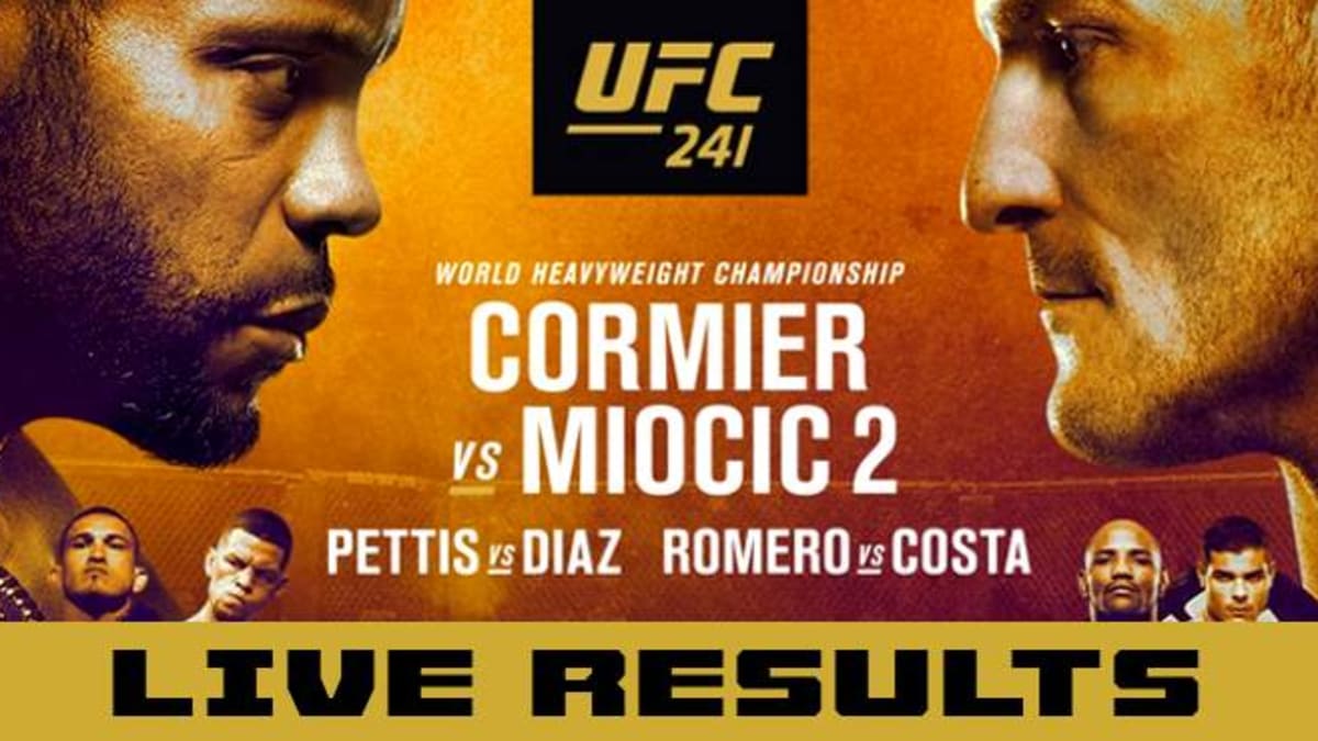 UFC 241 Live Results Cormier vs. Miocic 2 Results Fight Stats MMAWeekly UFC and MMA News Results Rumors and Videos