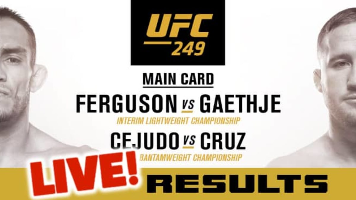 Ufc 249 early prelims live stream sales