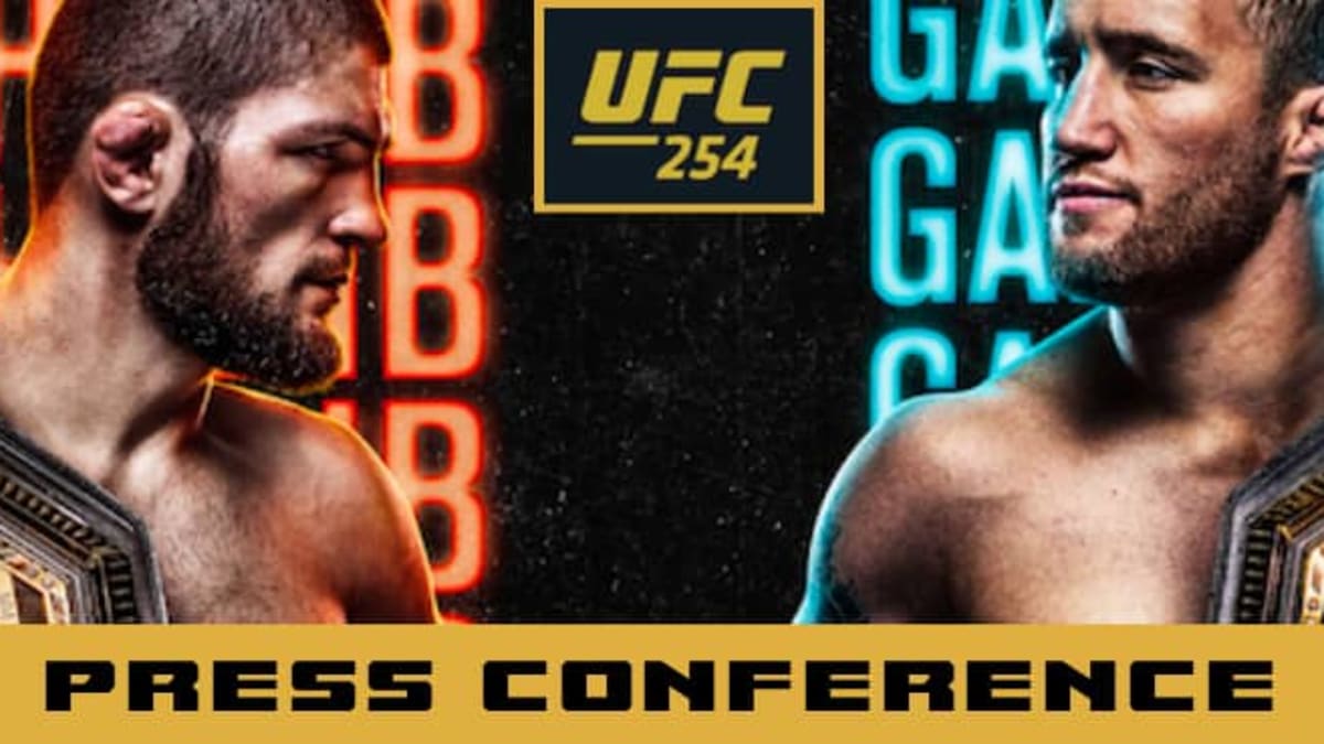 UFC 254 Khabib vs. Gaethje Post Fight Press Conference video