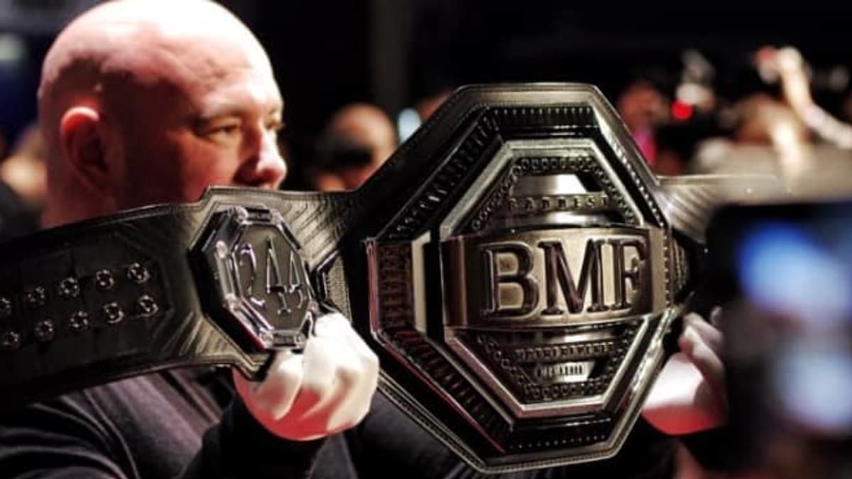 Is BMF belt now an official UFC title MMAWeekly UFC and MMA News Results Rumors and Videos