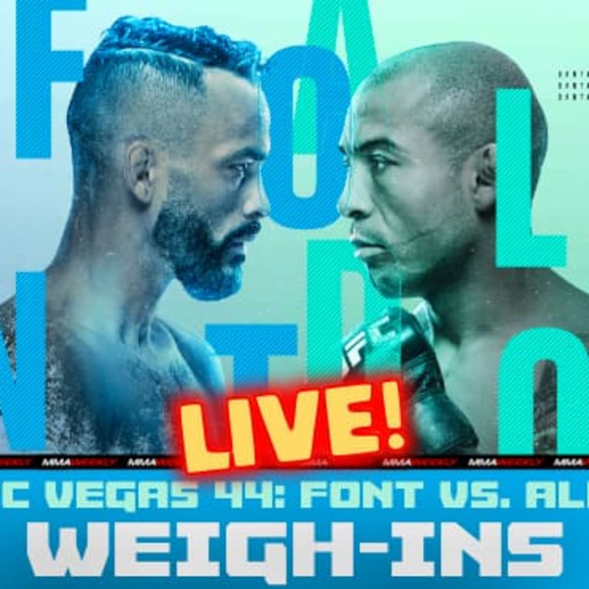 UFC Vegas 44 Live Weigh-in Results and Video Stream