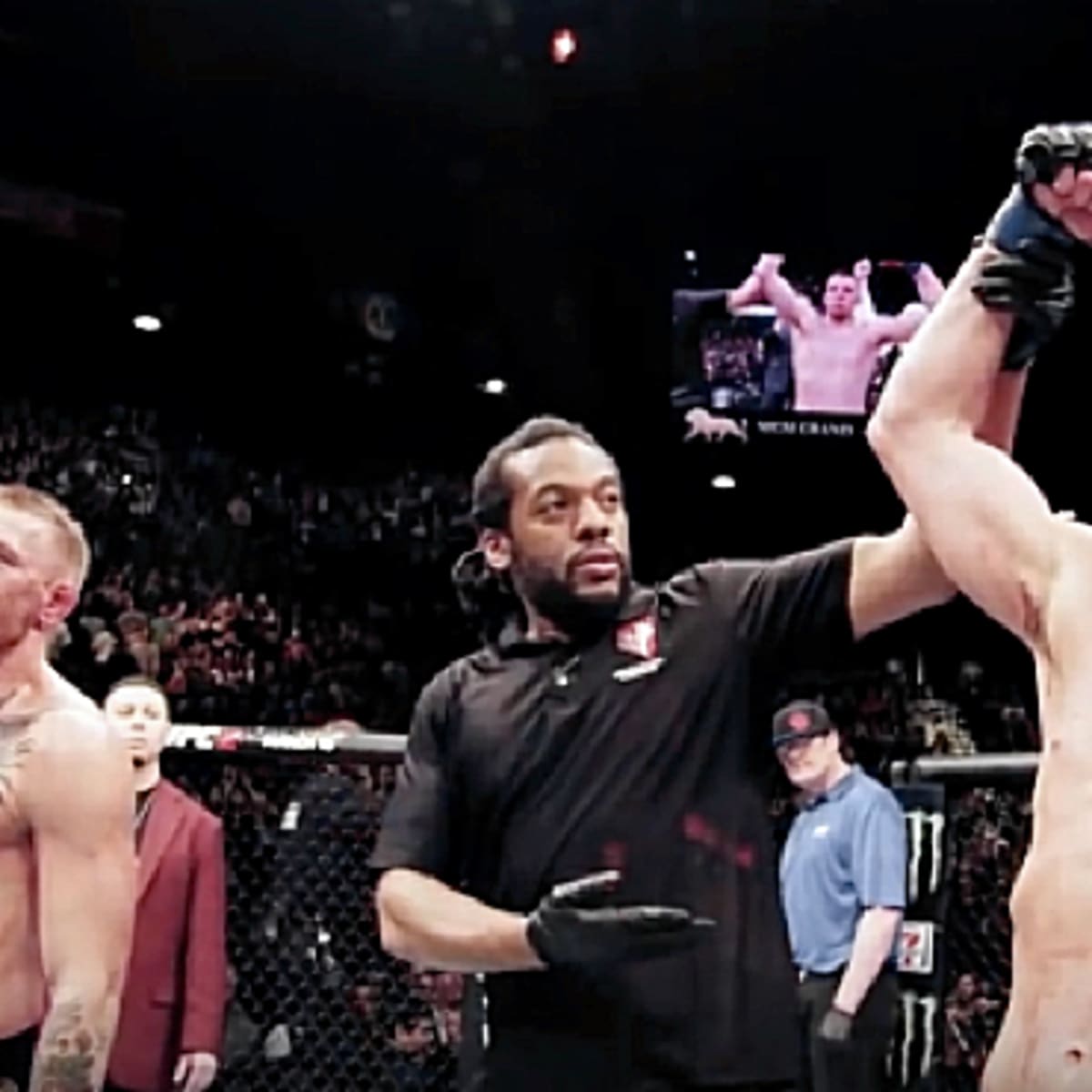 Watch Nate Diaz hand Conor McGregor his first Octagon loss UFC 279 Free Fight