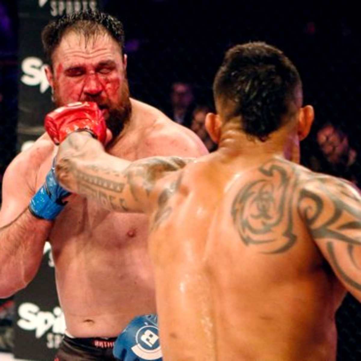 Bellator 173 Results \u0026 Highlights: Liam McGeary Bloodies Brett McDermott -  MMAWeekly.com | UFC and MMA News, Results, Rumors, and Videos, image size:1200x1200