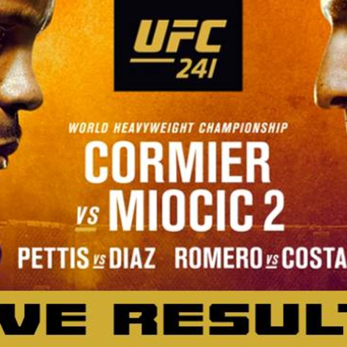UFC 241 Live Results Cormier vs. Miocic 2 Results Fight Stats MMAWeekly UFC and MMA News Results Rumors and Videos