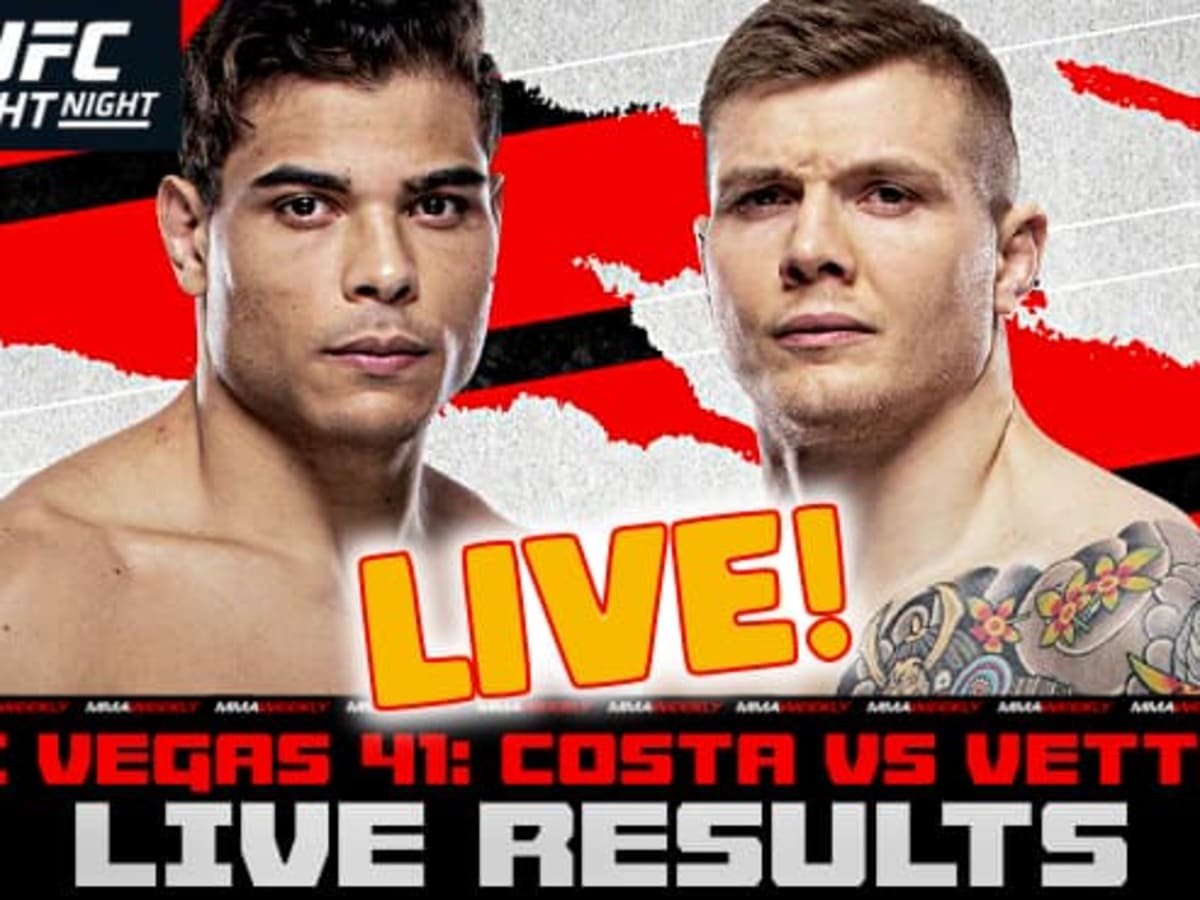UFC Vegas 41 live results Paulo Costa vs