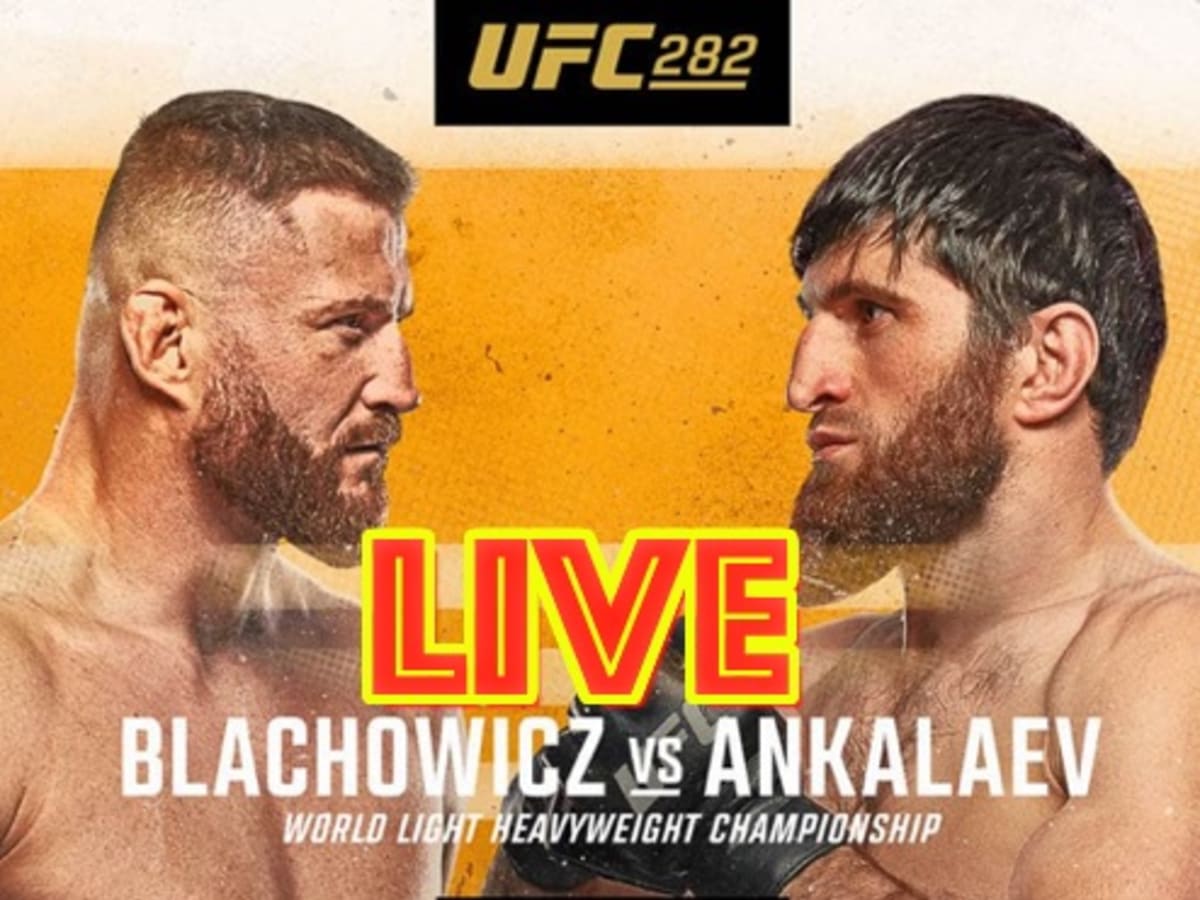 UFC 282 Live Results Blachowicz vs