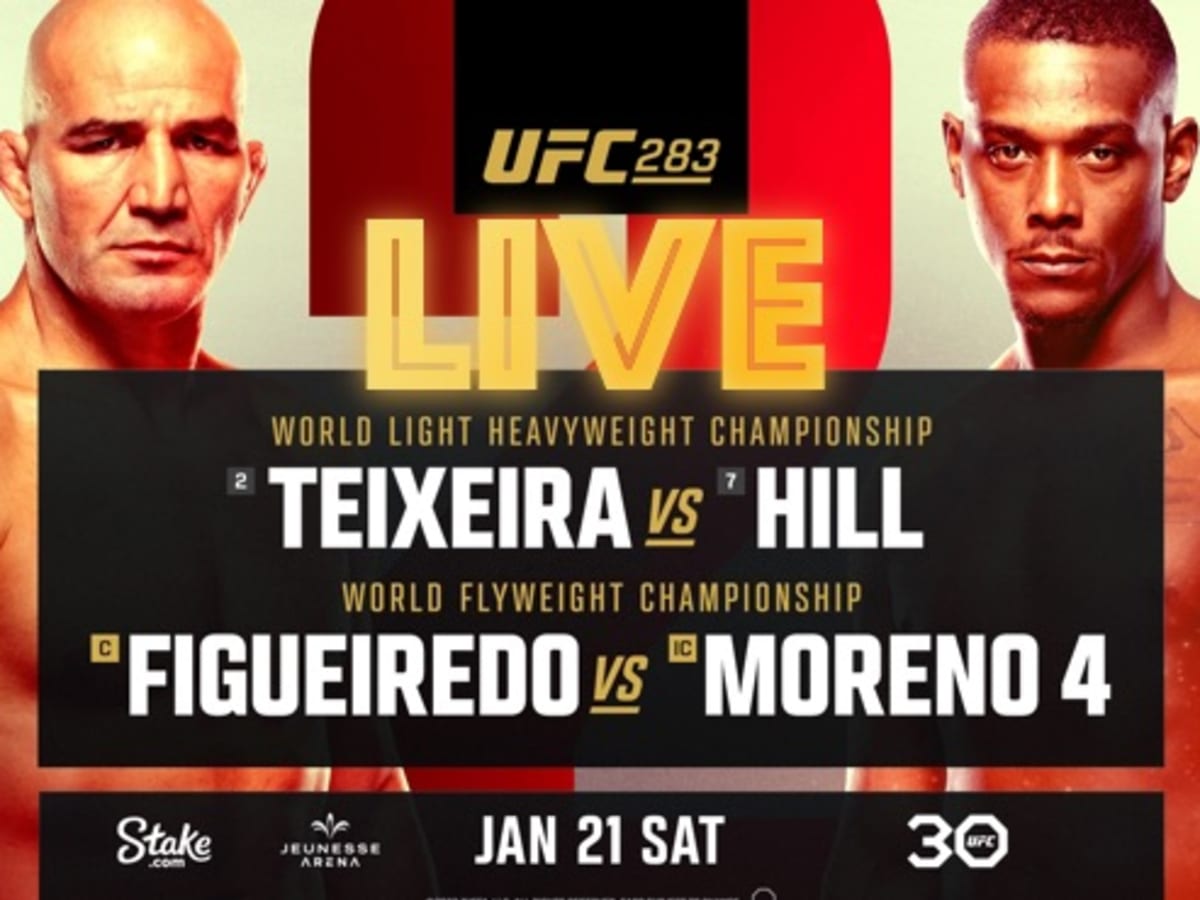 UFC 283 Live Results Glover Teixeira vs Jamahal Hill