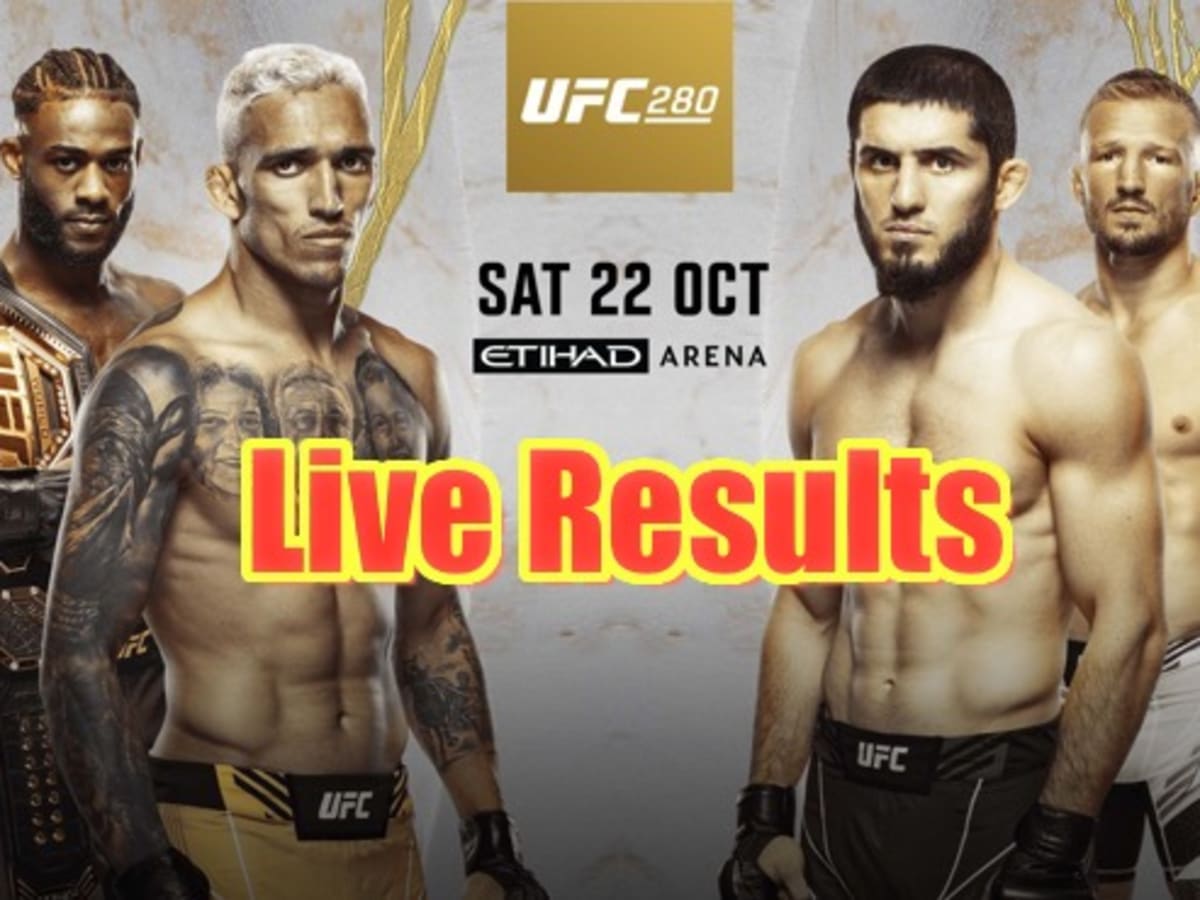 UFC 280 Live Results Oliveira vs