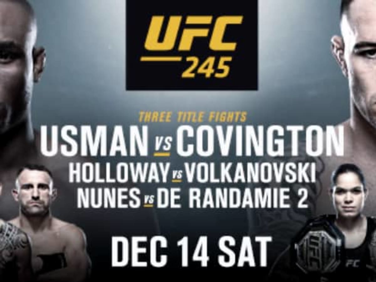Ufc 245 sale