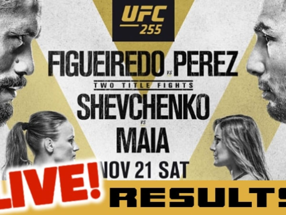 UFC 255 Figueiredo vs. Perez Live Results MMAWeekly UFC