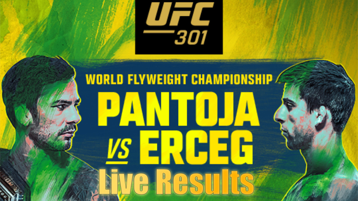 UFC 301 Live Results Pantoja vs. Erceg BVM Sports