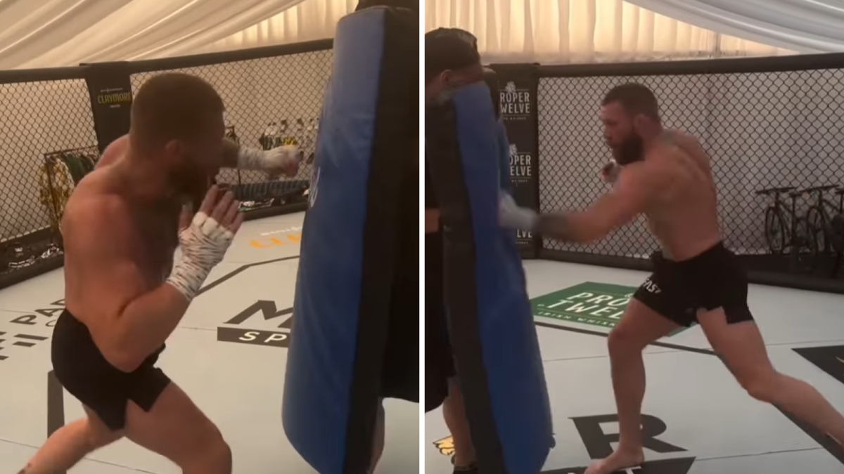 Conor McGregor teases UFC return with new training footage
