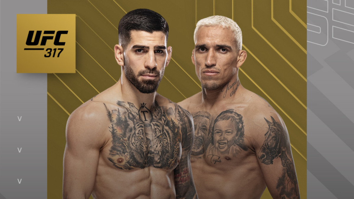 Ilia Topuria vs. Charles Oliveira headline UFC 317 for lightweight title