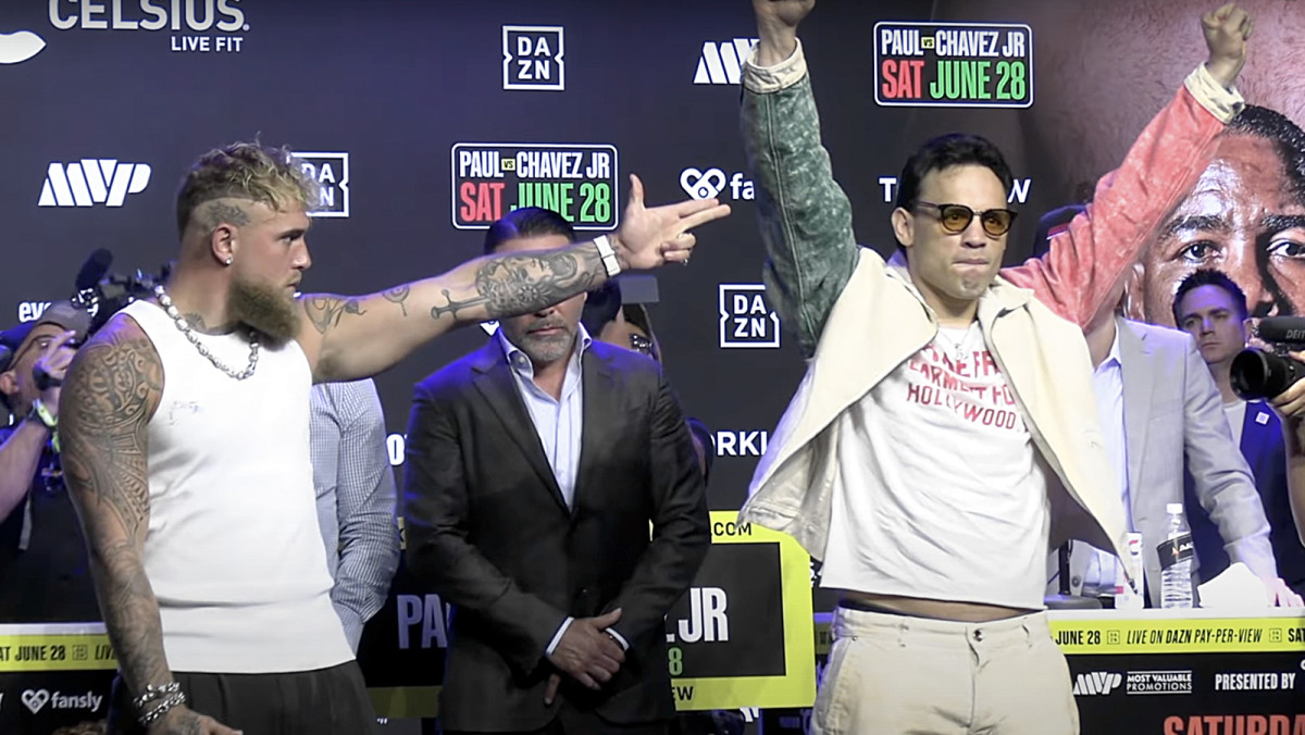 Jake Paul vs. Julio Cesar Chavez Jr. Press Conference Face-Off