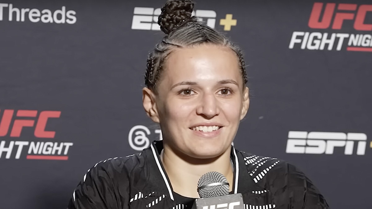 Erin Blanchfield reacts to UFC Vegas 107 main event cancellation
