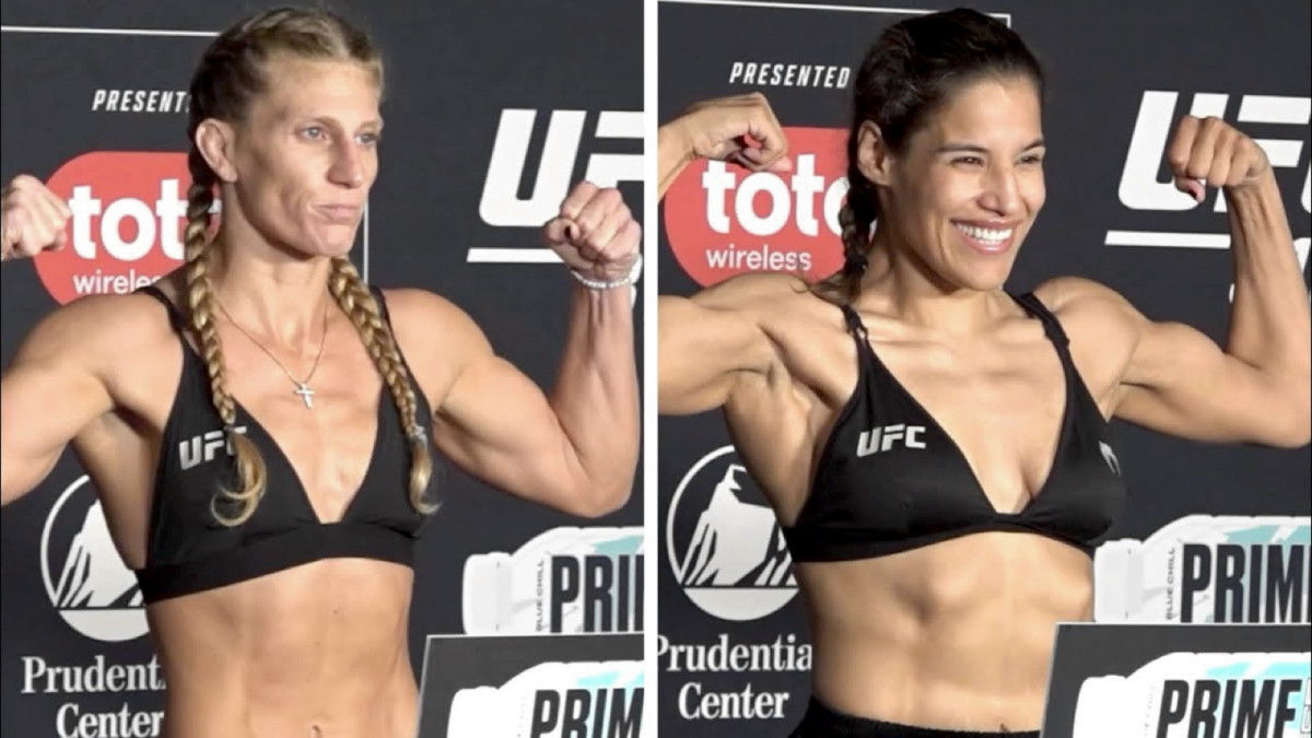 UFC 316 co-main event weigh-in video: Julianna Pena vs. Kayla Harrison