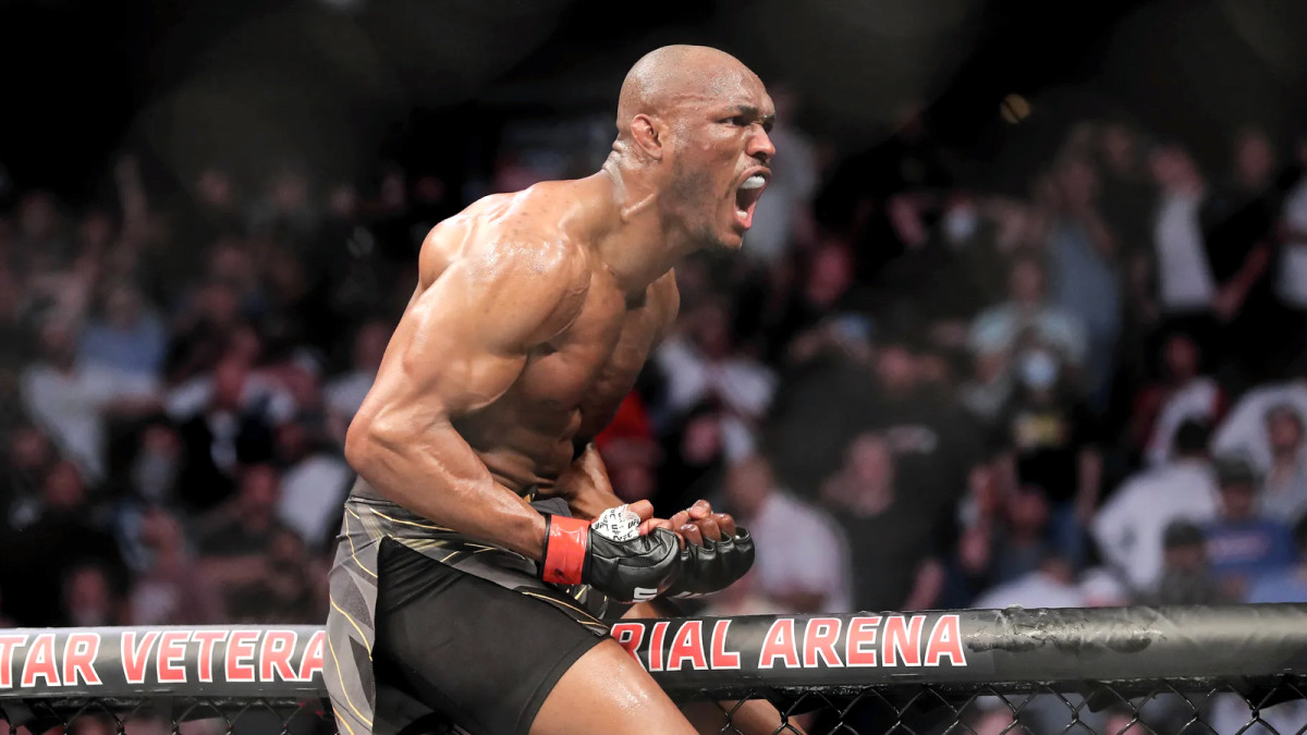 Watch Kamaru Usman flatline Jorge Masvidal in their rematch