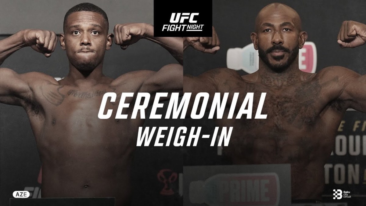UFC Baku: Hill vs. Rountree Jr. Ceremonial Weigh-in Video