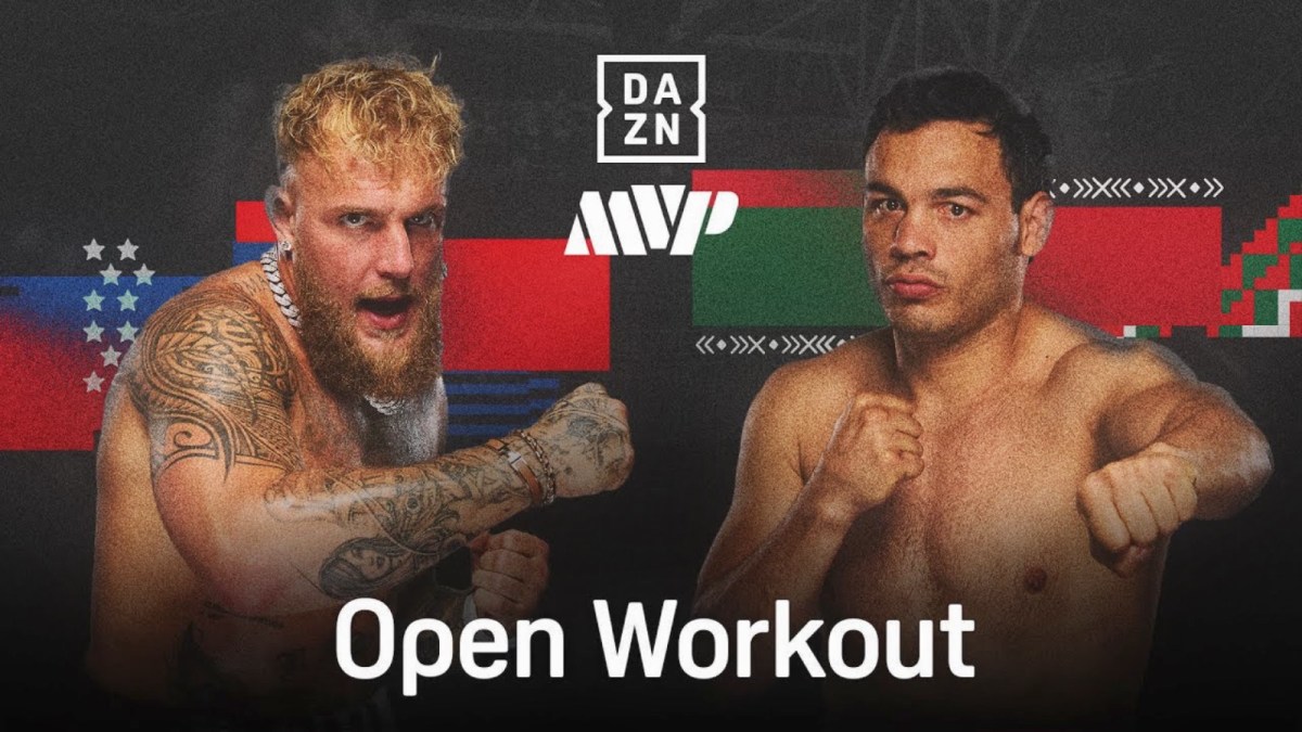 Jake Paul vs. Julio César Chávez Jr. open workout video