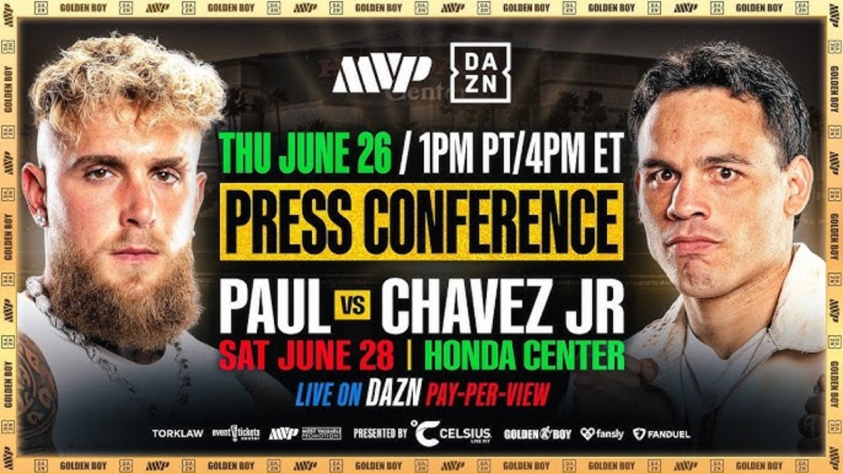 Jake Paul vs. Julio César Chávez Jr. Pre-Fight Press Conference